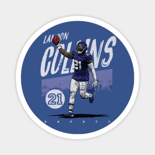 Landon Collins New York G Grunge Magnet